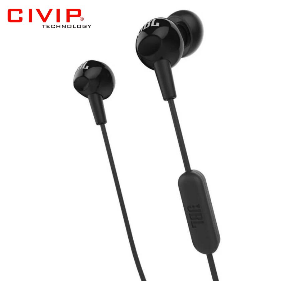 Tai nghe nhét tai JBL C200 jack 3.5mm JBLC200SIUBLK