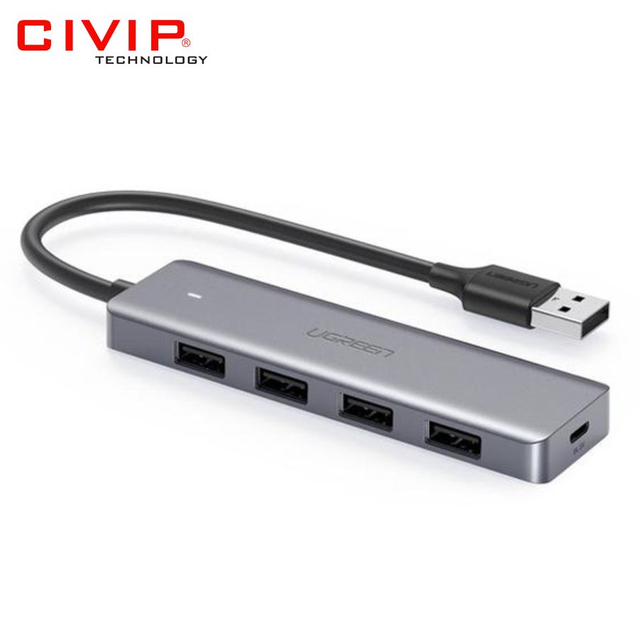 Bộ chia USB 3.0 1 ra 4 cổng Ugreen 50985