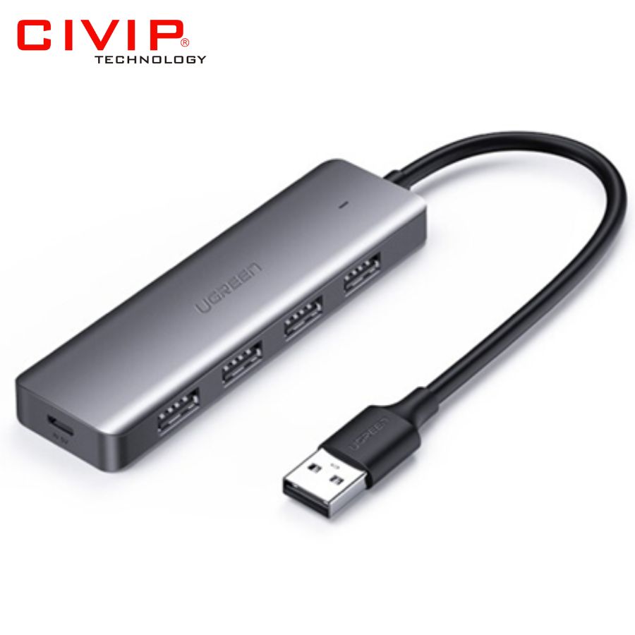 Bộ chia USB 3.0 1 ra 4 cổng Ugreen 50985