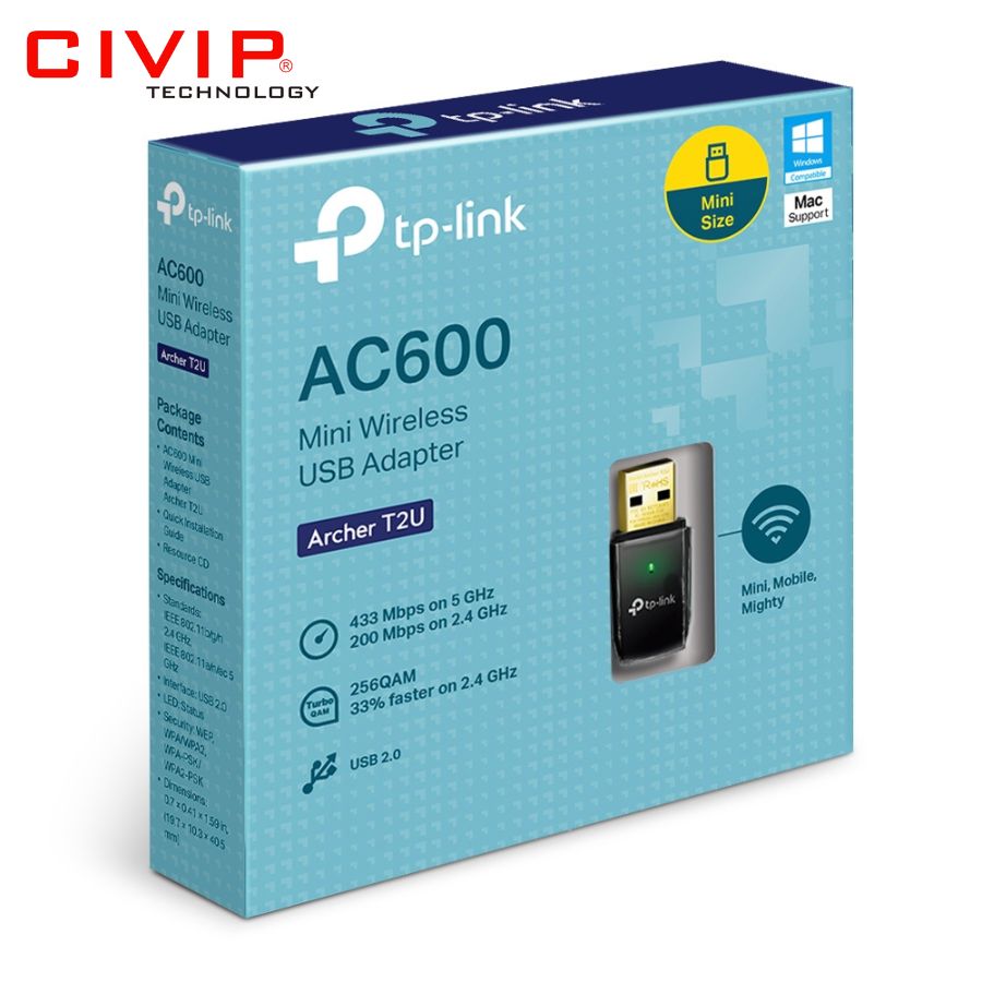 USB Wifi Dual Band TPLink Archer T2U