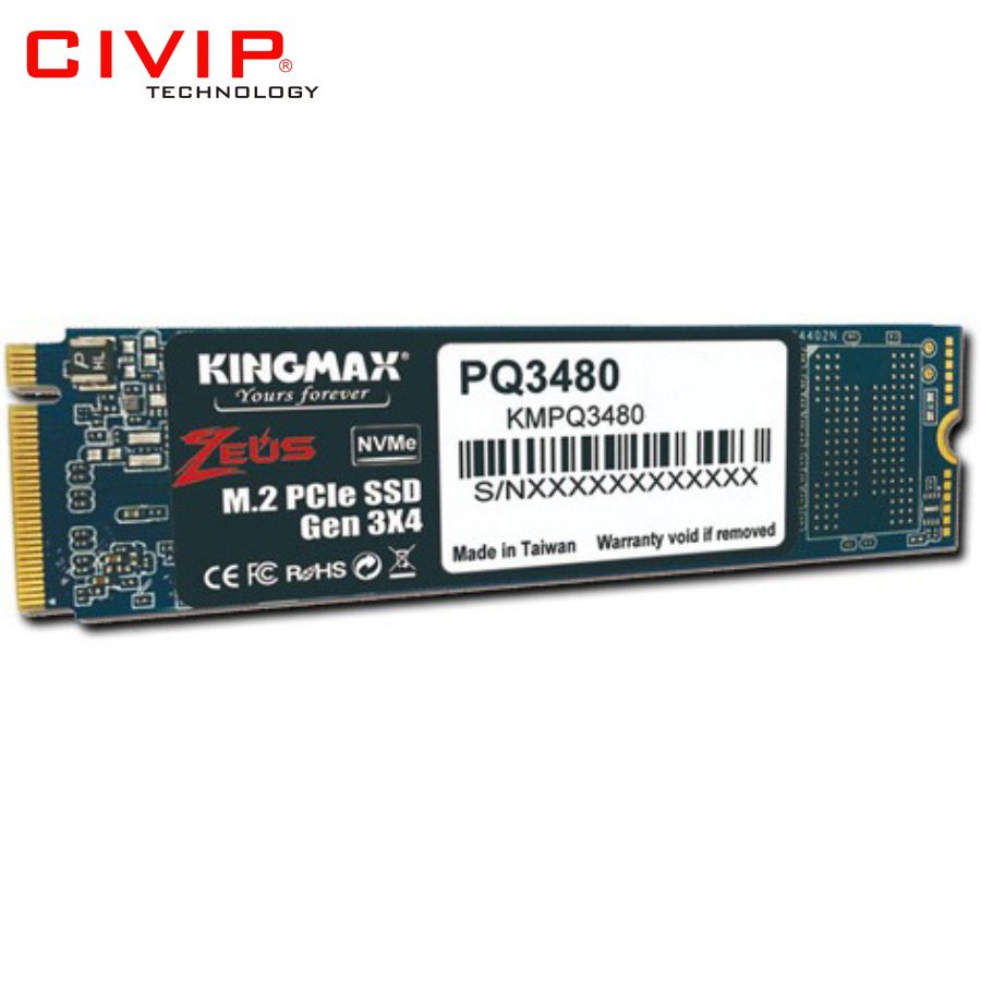 Ổ cứng SSD Kingmax M.2 NVMe PCIe 512Gb PQ3480