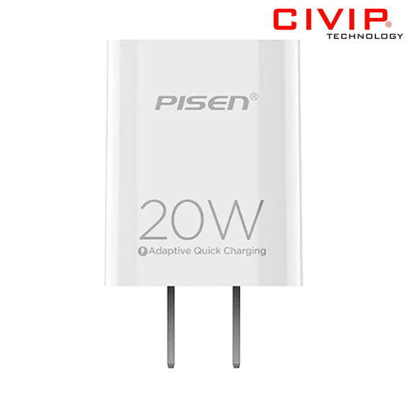 Củ Sạc PISEN Quick PD 20W TS-C135 Trắng