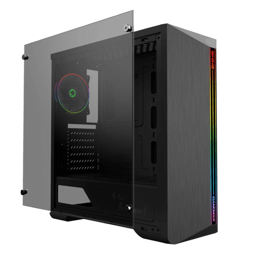 Vỏ Case GAMEMAX G517 SHINE (Mid Tower/Màu Đen/Led RGB)