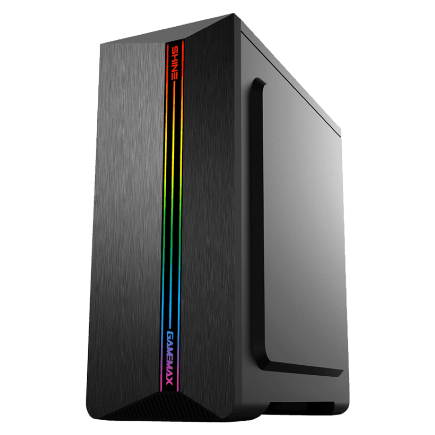 Vỏ Case GAMEMAX G517 SHINE (Mid Tower/Màu Đen/Led RGB)