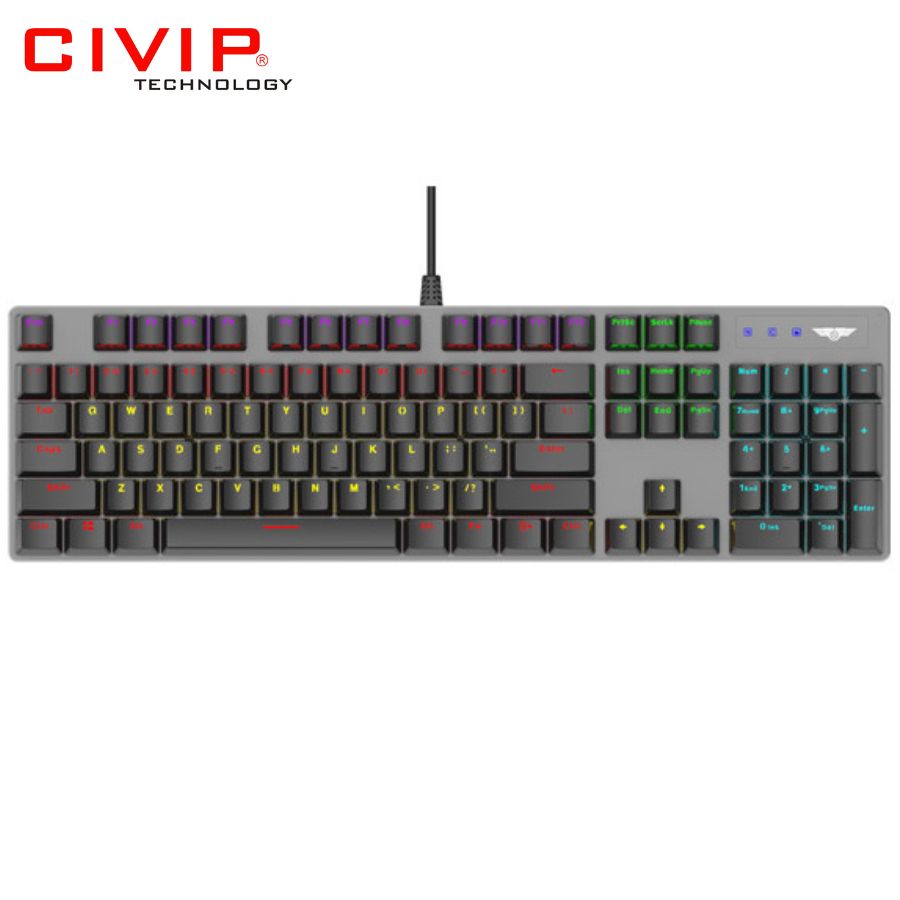 Bàn phím cơ có dây NEWMEN GM369 Blue Switch (Hotswap)