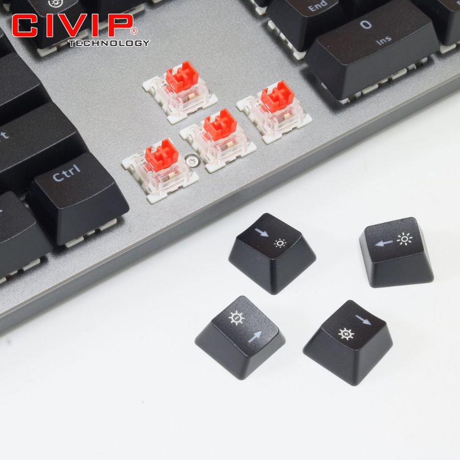 Bàn phím cơ có dây NEWMEN GM369 Red Switch (Hotswap)