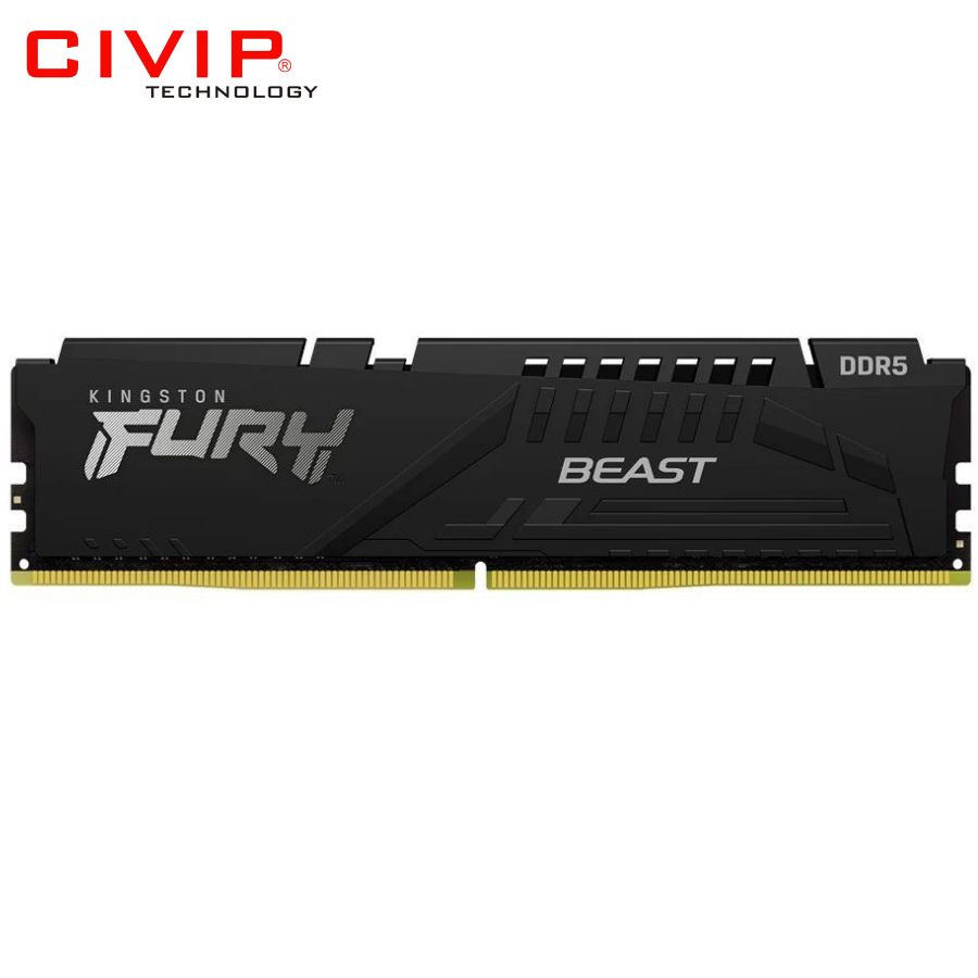 Bộ nhớ trong Ram PC Kingston Fury Beast 32GB/5200Mhz (2x16GB) DDR5 (KF552C40BBK2-32)
