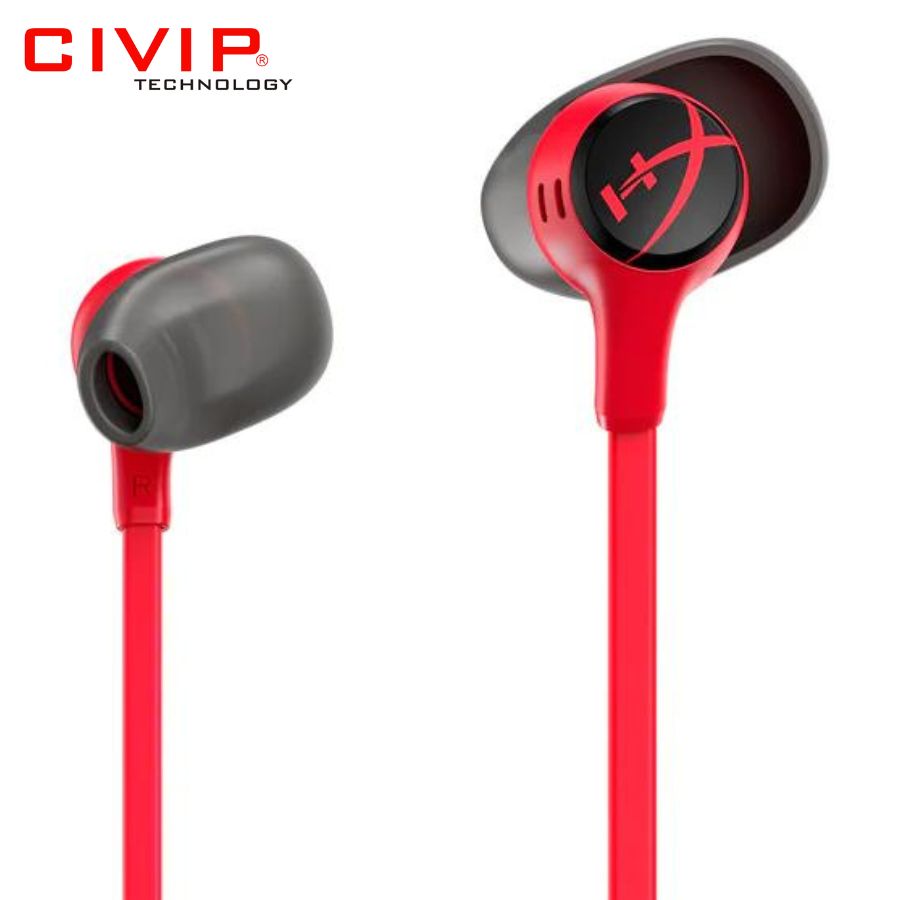 Tai nghe gaming có dây KingstonHyperX Cloud Earbuds II Red (705L8AA)