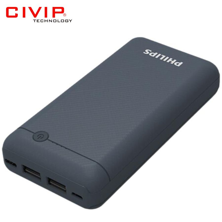 Pin sạc dự phòng Philips Slim 20000mAh