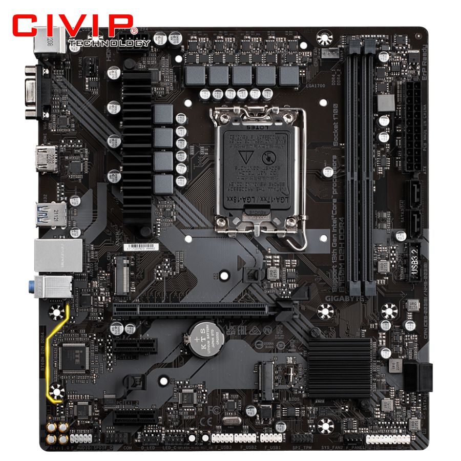 Mainboard GIGABYTE B760M D2H DDR4 (Chipset B760, Socket Intel LGA1700, DDR4, HDMI / VGA, mATX)