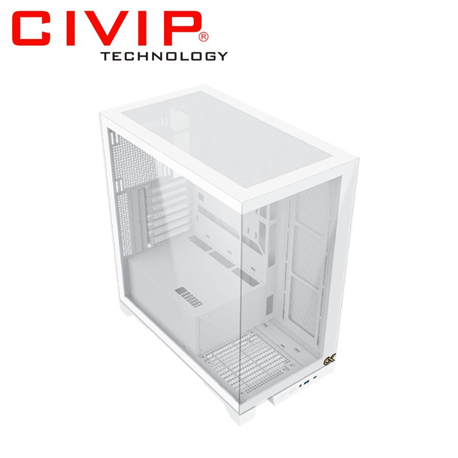 Case Xigmatek  Endorphin Ultra Arctic - EN41358 - White