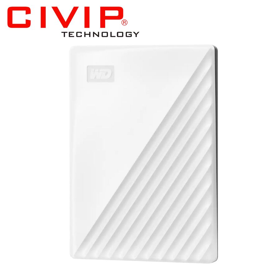 Ổ cứng di động HDD WD My Passport 1TB - Trắng