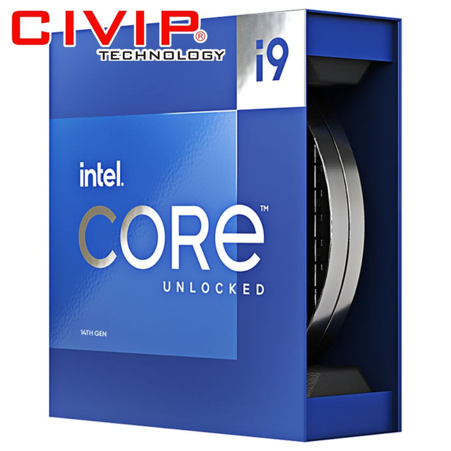 CPU Intel Core i9-14900K (Socket LGA1700, P-Core 3.2GHz Turbo 5.6GHz, E-Core 2.4GHz Turbo 4.4GHZ, 24 nhân 32 luồng, 36MB Cache, 125W)