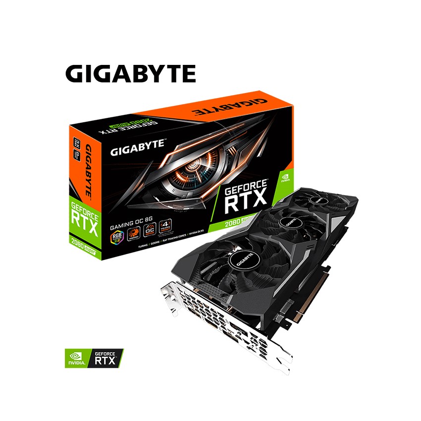 Card màn hình GIGABYTE RTX 2080 Super GAMING OC (8GB GDDR6/256-bit/HDMI+DP+Type-C)